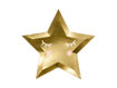 Picture of PAPER PLATES STAR GOLD 27CM - 6 PACK